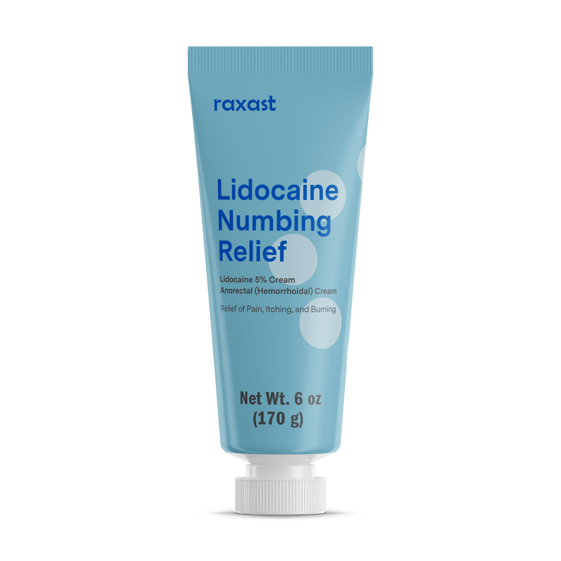 Numbing Lidocaine Cream 5%, 6 oz