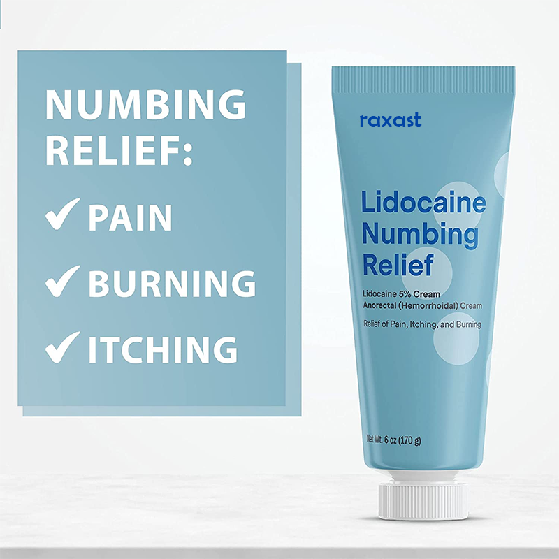 Numbing Lidocaine Cream 5%, 6 oz
