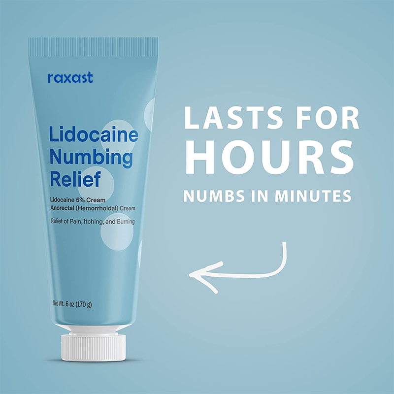 Numbing Lidocaine Cream 5%, 6 oz