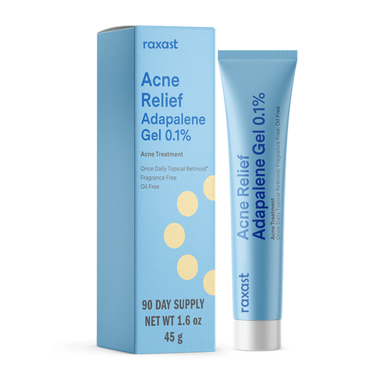 Acne Raxast Adapalene Gel 0.1%, 1.6 oz (45 g)