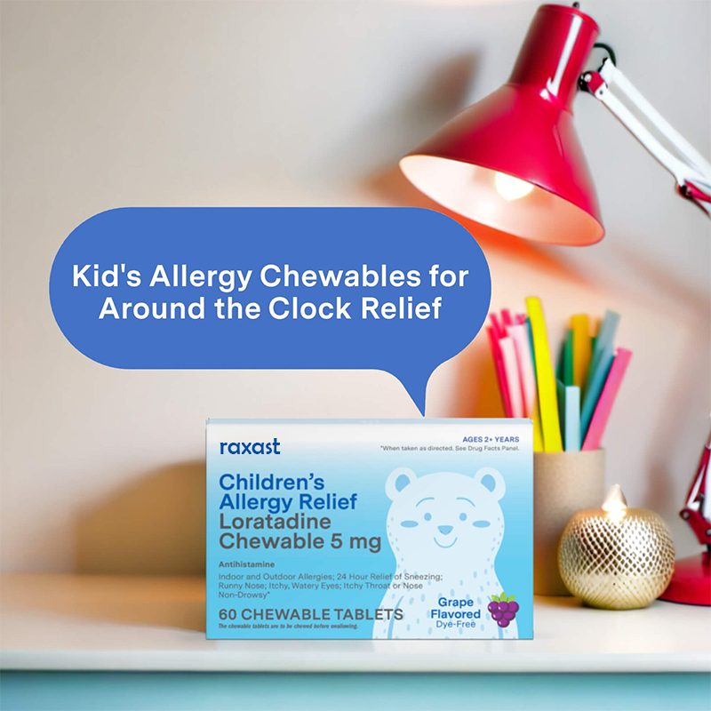 RAXAST Children’s Allergy Raxast (loratadine 5 mg), 60 ct
